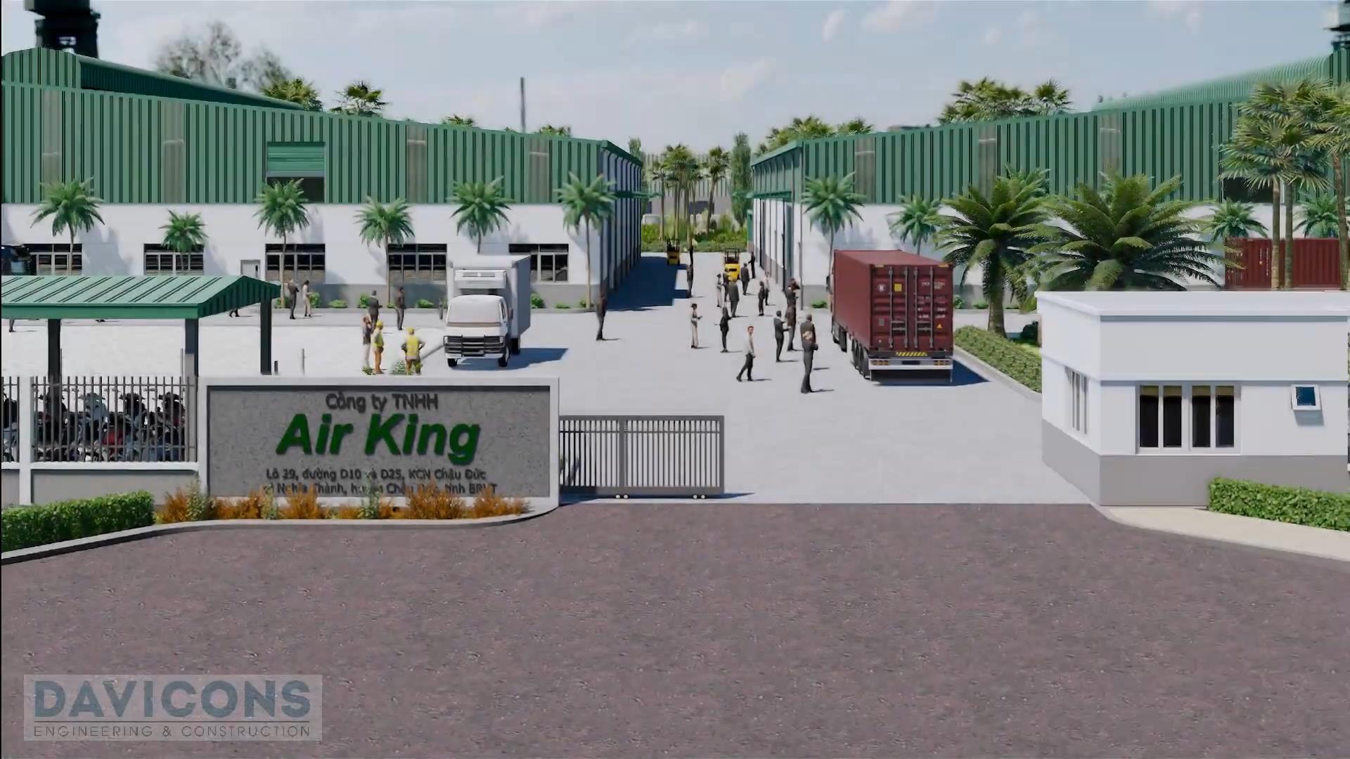 尚昱技研越南新廠-大門廠房示意圖